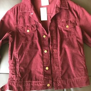 Red Corduroy Jacket (American Apparel)